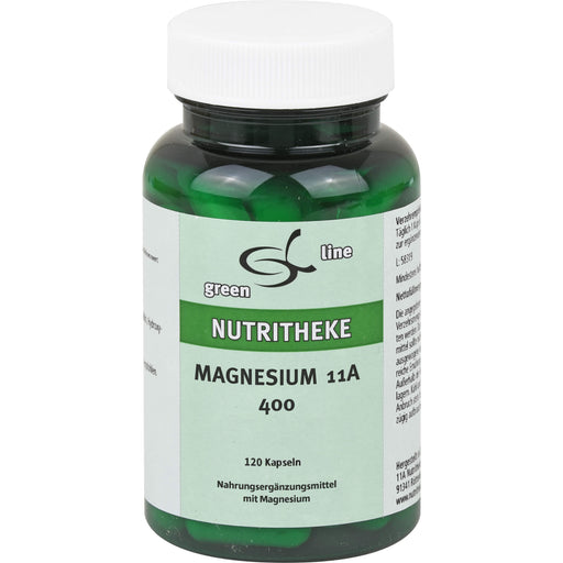 Green Line Nutritheke Magnesium 11 A 400 Kapseln, 120 St. Kapseln