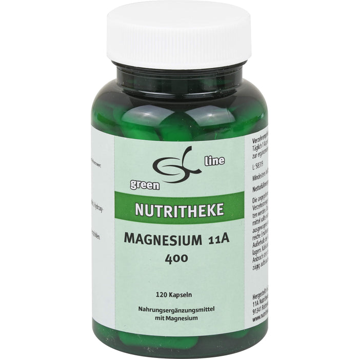Green Line Nutritheke Magnesium 11 A 400 Kapseln, 120 St. Kapseln