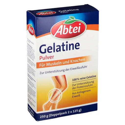 Abtei Gelatine Plus Pulver für Muskeln und Knochen, 250 g Pulver