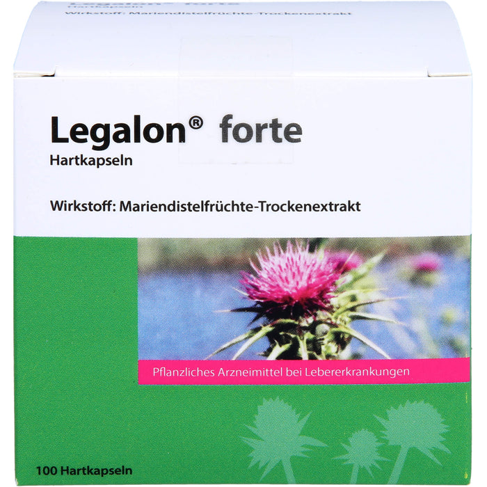 MADAUS Legalon forte Kapseln bei Erkrankungen der Leber, 100 St. Kapseln
