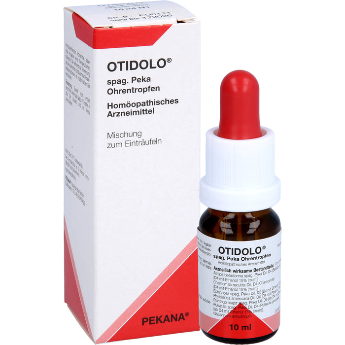 OTIDOLO spag. Peka Ohrentropfen, 10 ml Solution