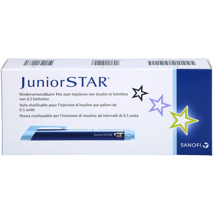 JuniorStar blau Injektionsgerät, 1 St 