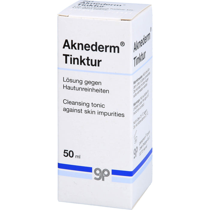 Aknederm Tinktur gegen Hautunreinheiten, 50 ml Solution
