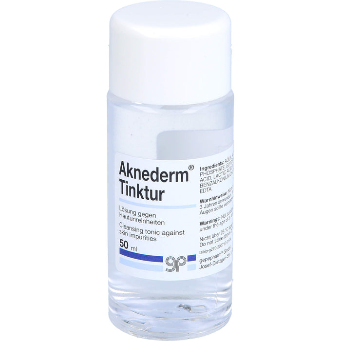 Aknederm Tinktur gegen Hautunreinheiten, 50 ml Solution