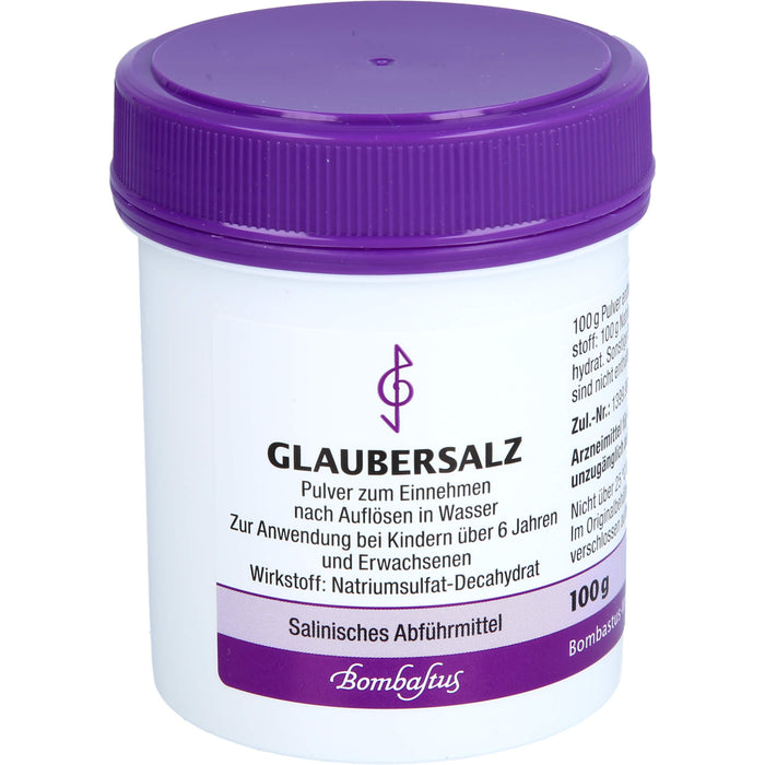 Bombastus Glaubersalz, 100 g Powder