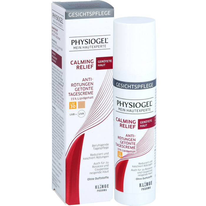 PHYSIOGEL Calming Relief Anti-Rötungen getönte Tagescreme LSF30, 40 ml Cream