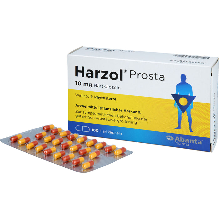 Harzol Prosta 10 mg Hartkapseln bei gutartiger Prostatavergrößerung, 100 pc Capsules