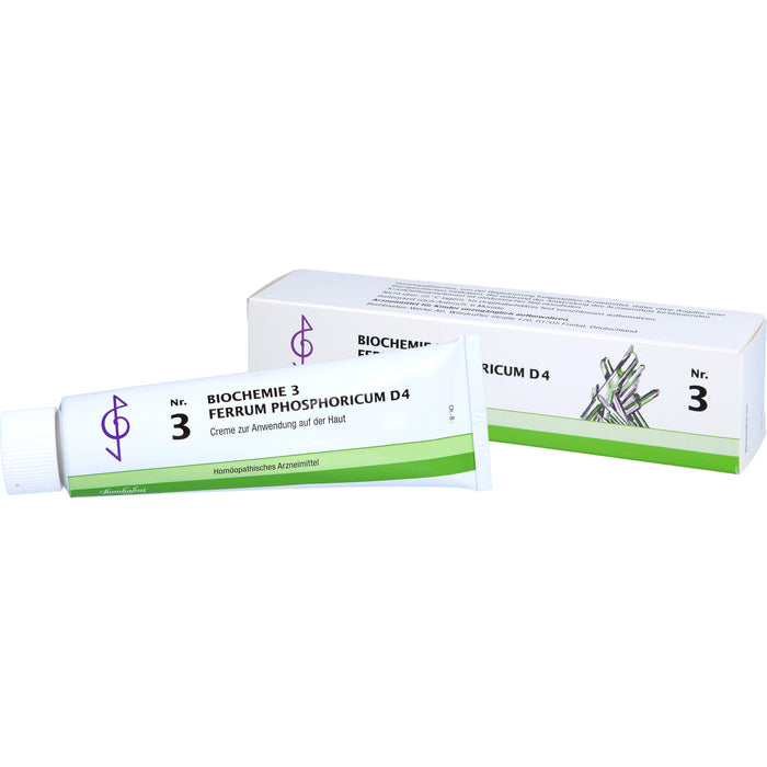 Bombastus Biochemie 3 Ferrum phosphoricum  D4 Creme, 100 ml Cream