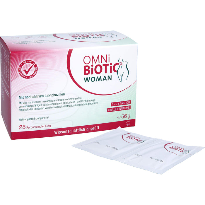 OMNi BiOTiC Woman Pulver, 28 pcs. Sachets