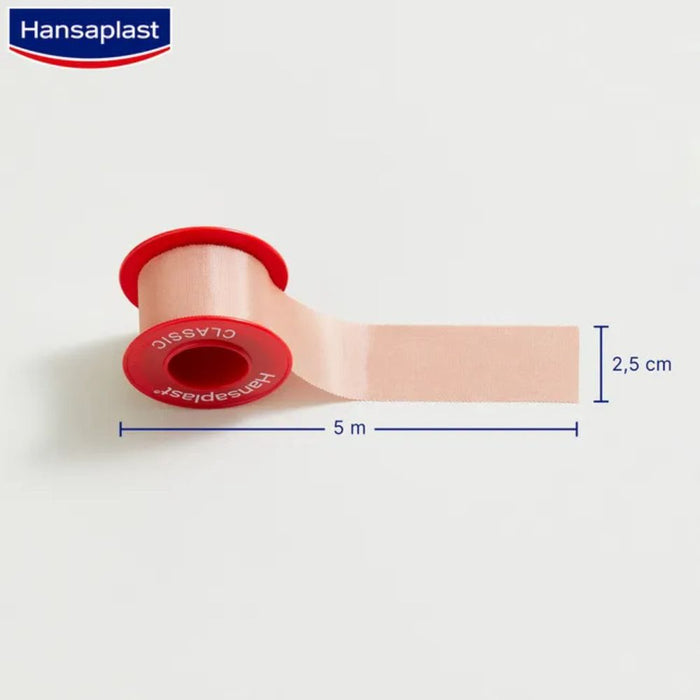Hansaplast Classic Fixierpflaster 5 m x 2,5 cm, 1 pc Pansement