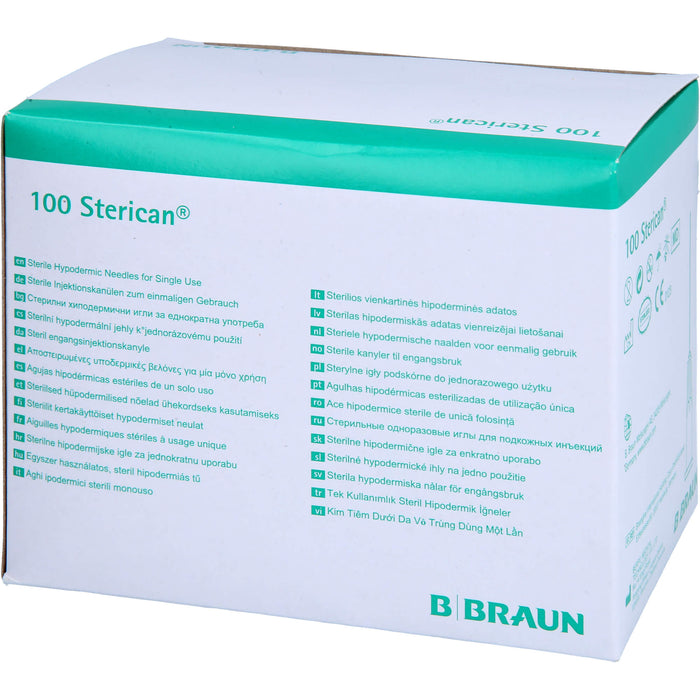 Sterican Einmalkanüle 27G 0,40 x 20 mm, 100 pc Aiguilles