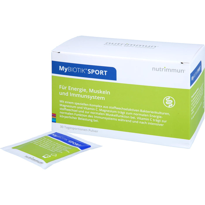 MyBIOTIK SPORT Pulver für Energie, Muskeln und das Immunsystem, 30 pc Sachets