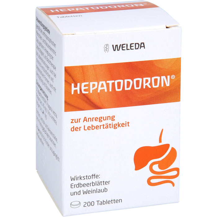 WELEDA Hepatodoron zur Anregung der Lebertätigkeit Tabletten, 200 St. Tabletten