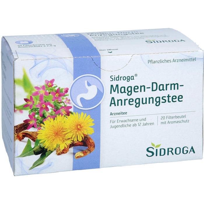 Sidroga Magen-Darm-Anregungstee Filterbeutel, 20 St. Filterbeutel