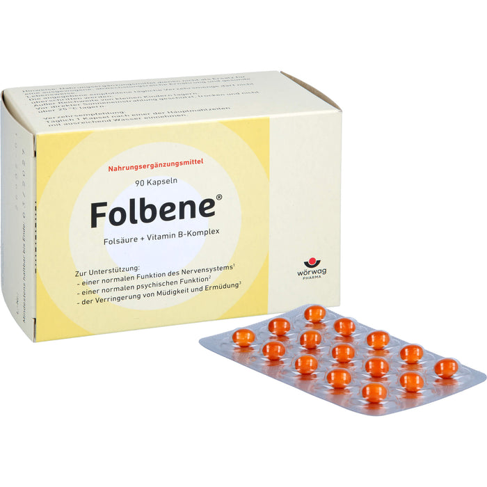 Folbene Kapseln bei Müdigkeit und Erschöpfung, 90 pcs. Capsules