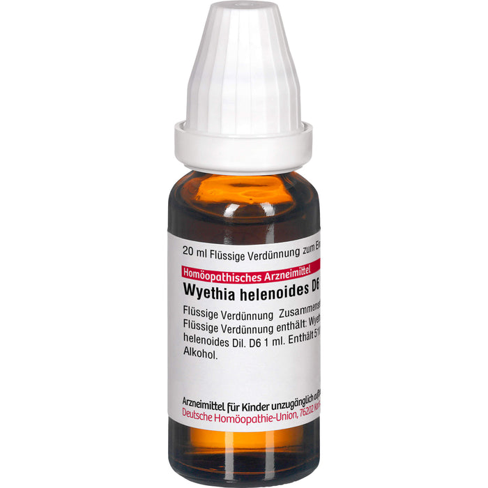 Wyethia helenioides D6 DHU Dilution, 20 ml Solution