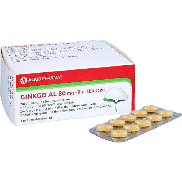 Ginkgo AL 80 mg Filmtabletten, 120 St FTA