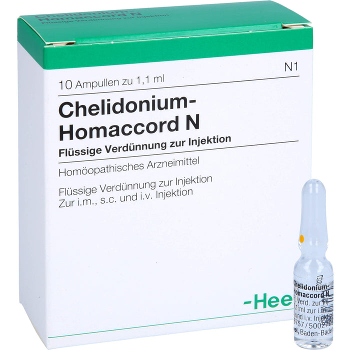 Heel Chelidonium Homaccord N flüssige Verdünnung, 10 pc Ampoules