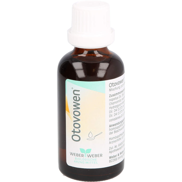 Otovowen Mischung bei Mittelohrentzündung, 50 ml Solution