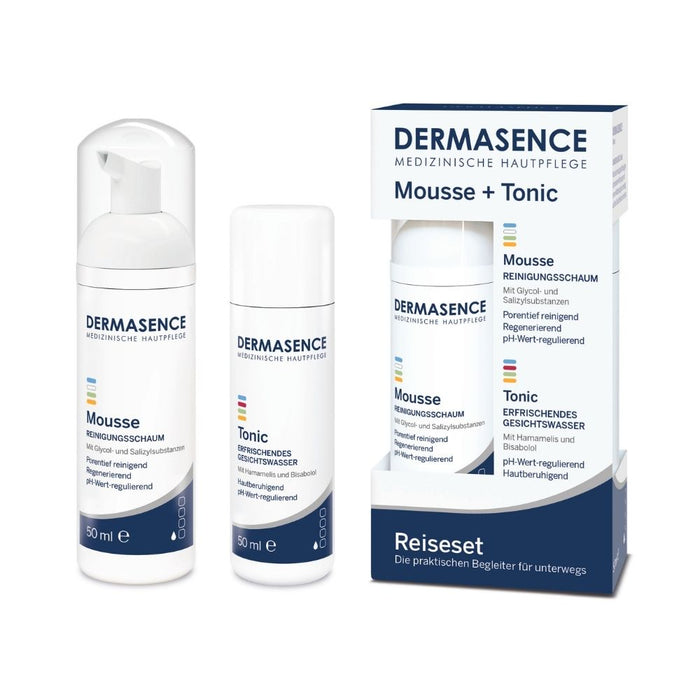 DERMASENCE Reiseset Mousse und Tonic, 100 ml Kombipackung