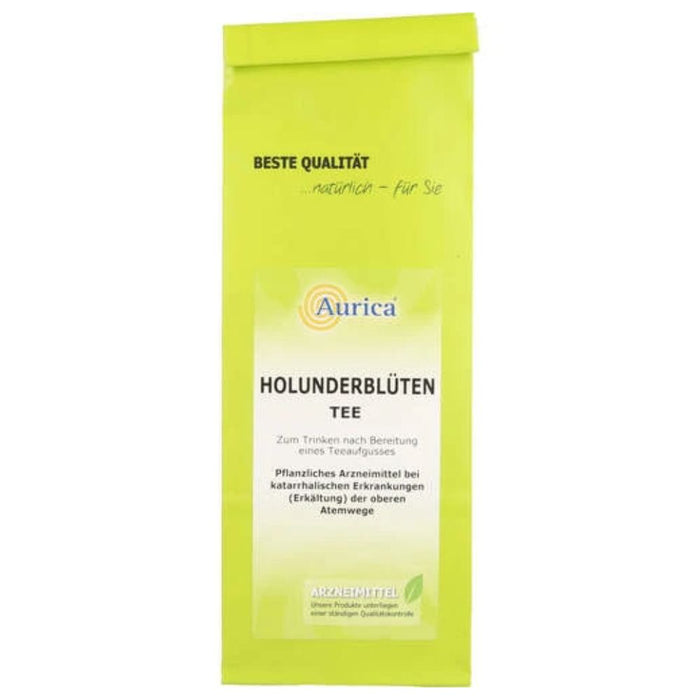 Aurica Holunderblüten Tee zur Behandlung von Erkältungskrankheiten, 70 g Tea