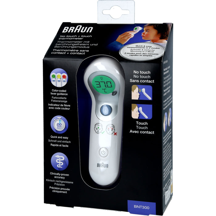 BRAUN No touch + touch Stirnthermometer, 1 St