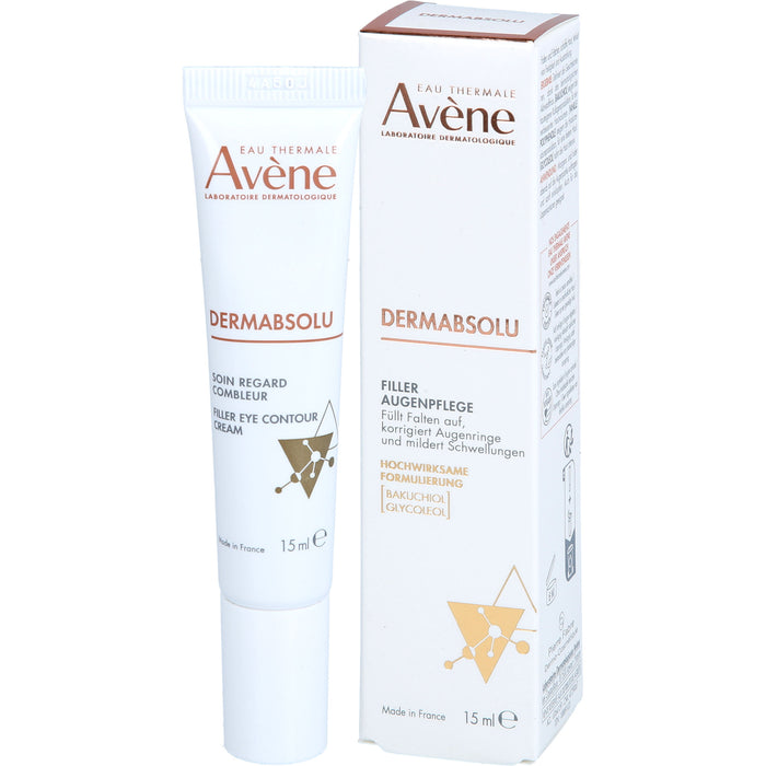 Avène Dermabsolu Filler Augenpflege - Anti-Aging Pflege mit Bakuchiol, 15 ml Crème