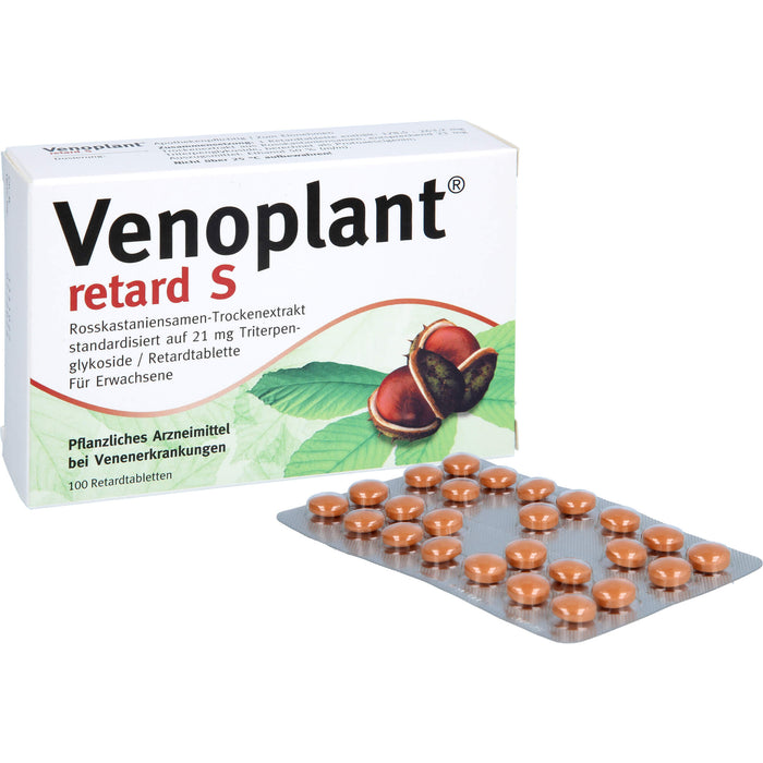 Venoplant retard S Tabletten bei Schmerzen und Schweregefühl in den Beinen, 100 pc Tablettes