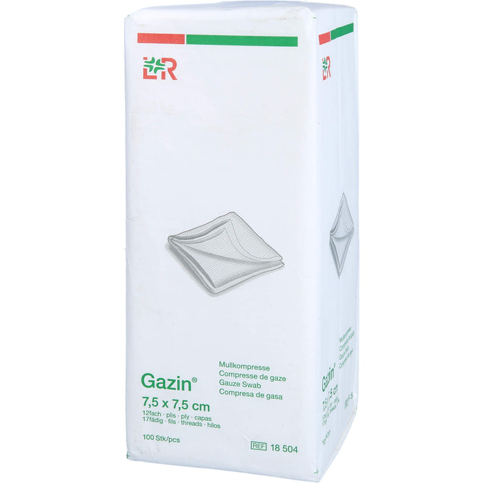 Gazin OP Kompressen 7,5x7,5cm, 100 St KOM
