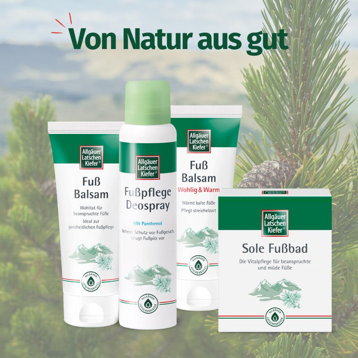 Allgäuer Latschenkiefer Fußpflege Deospray, 100 ml Solution