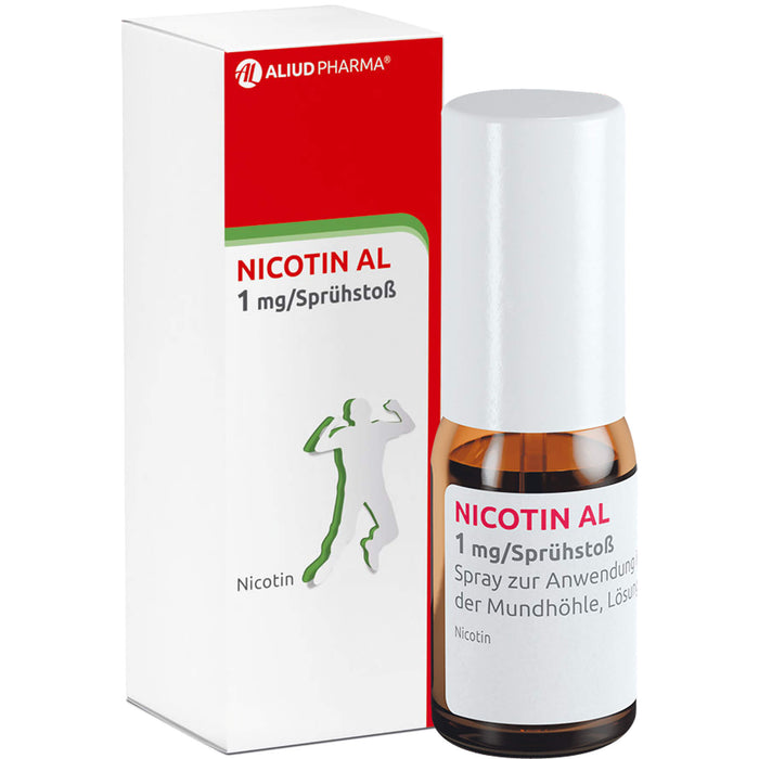 Nicotin AL 1 mg / Sprühstoß Spray zur Rauchentwöhnung, 1 St. Spray