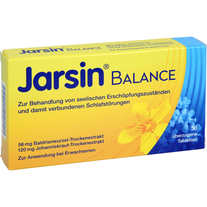 Jarsin Balance bei seelischen Erschöpfungszuständen, 30 pc Tablettes