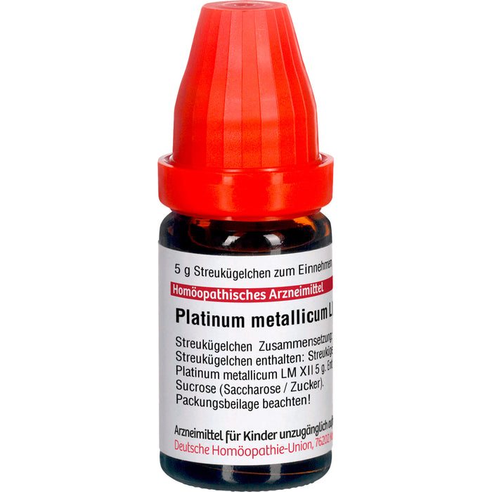 Platinum metallicum LM XII DHU Globuli, 5 g Globules