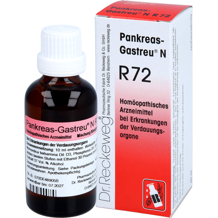 Pankreas-Gastreu N R72 Tropf., 50 ml Solution