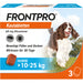 FRONTPRO Kautabletten gegen Zecken und Flöhe für Hunde (>10-25kg), 3 St. Tabletten