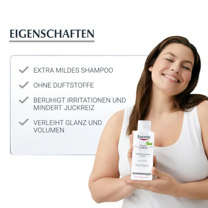 Eucerin DermoCapillaire Hypertolerant Shampoo, 250 ml Shampoo