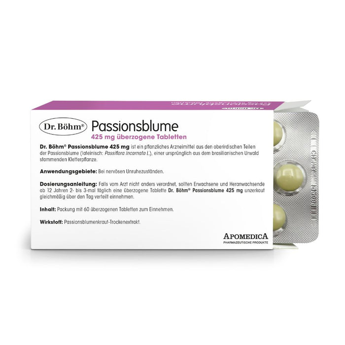 Dr. Böhm Passionsblume 425 mg, 60 pcs. Tablets