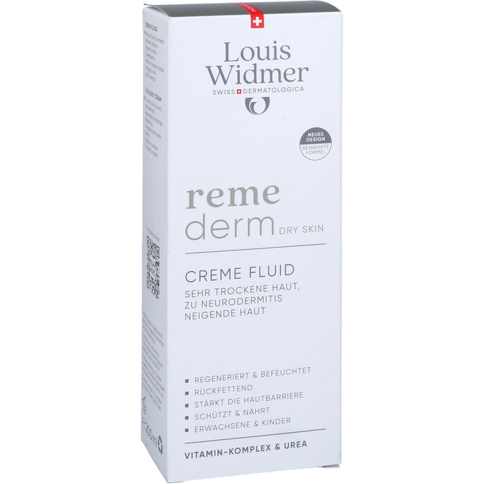 Louis Widmer remederm Creme Fluid für sehr trockene Haut, 200 ml Lösung