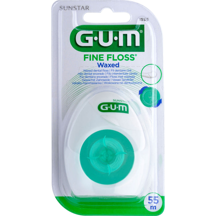 GUM FINE FLOSS waxed Zahnseide 55 m, 1 pcs. Floss