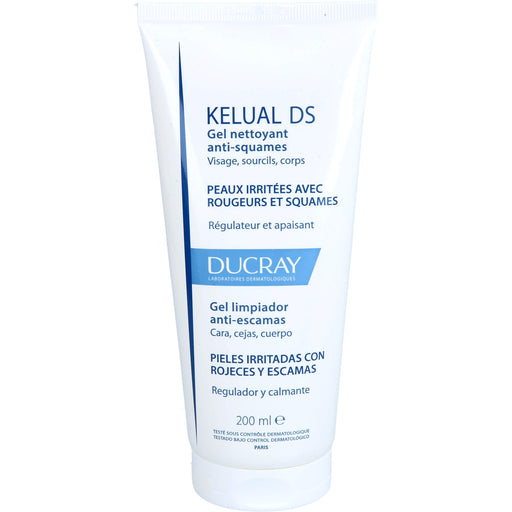 DUCRAY KELUAL DS Anti-Schuppen Reinigungsgel hautschonend und beruhigend, 200 ml Gel
