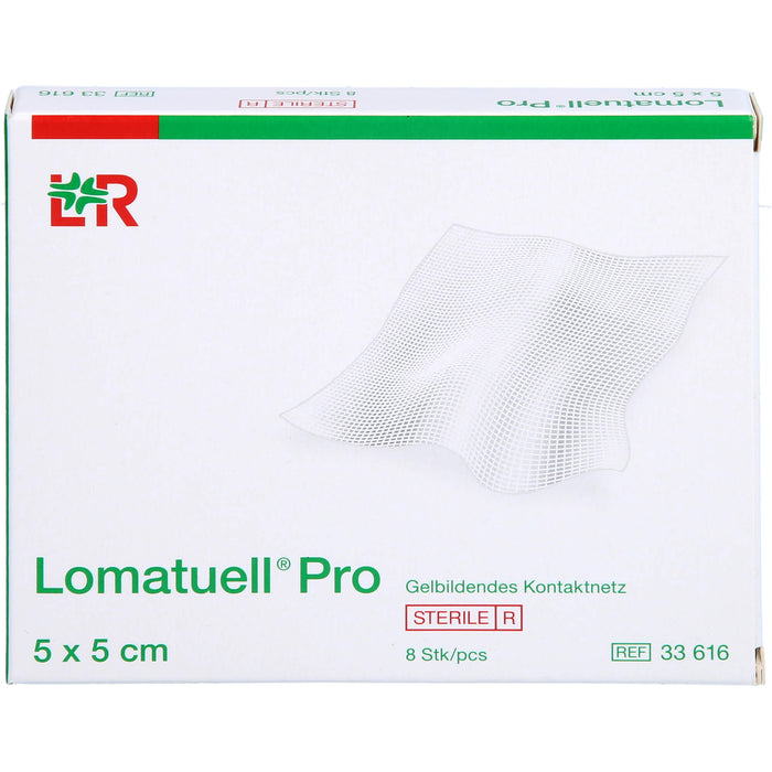 Lomatuell Pro 5x5cm steril, 8 St VER