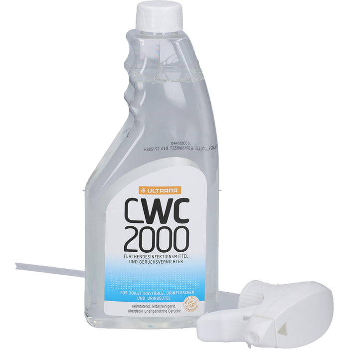 Ultrana CWC 2000 Flächendesinfektionsmittel und Geruchsvernichter, 500 ml Lösung
