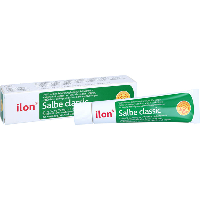 ilon Salbe classic bei leichten eitrigen Entzündungen der Haut, 25 g Onguent