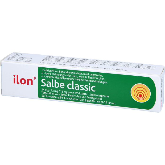 ilon Salbe classic bei leichten eitrigen Entzündungen der Haut, 25 g Ointment