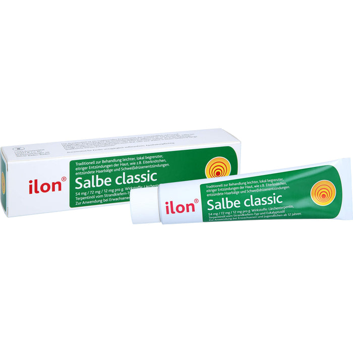 ilon Salbe classic bei leichten eitrigen Entzündungen der Haut, 50 g Salbe