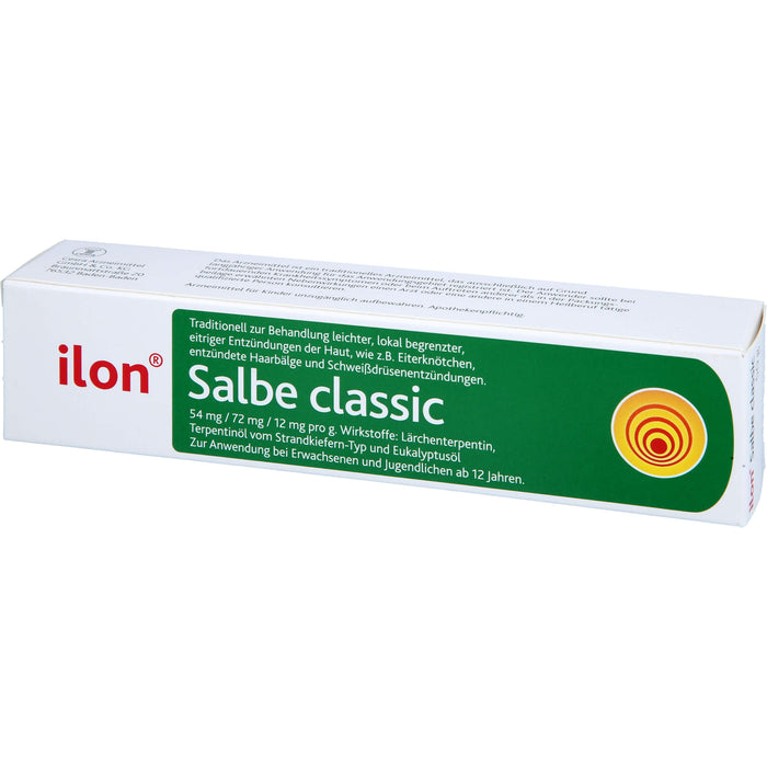 ilon Salbe classic bei leichten eitrigen Entzündungen der Haut, 50 g Ointment