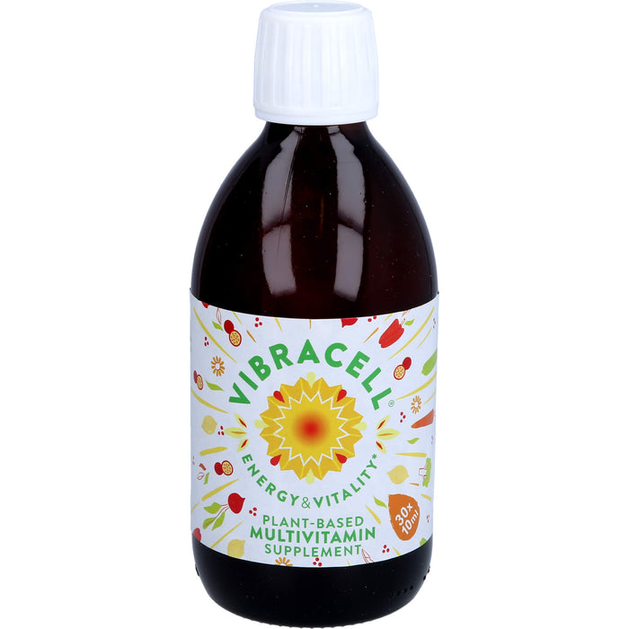Vibracell Energy & Vitality Multivitamin Lösung für mehr Vitalität, Energie und Lebensfreude, 300 ml Lösung