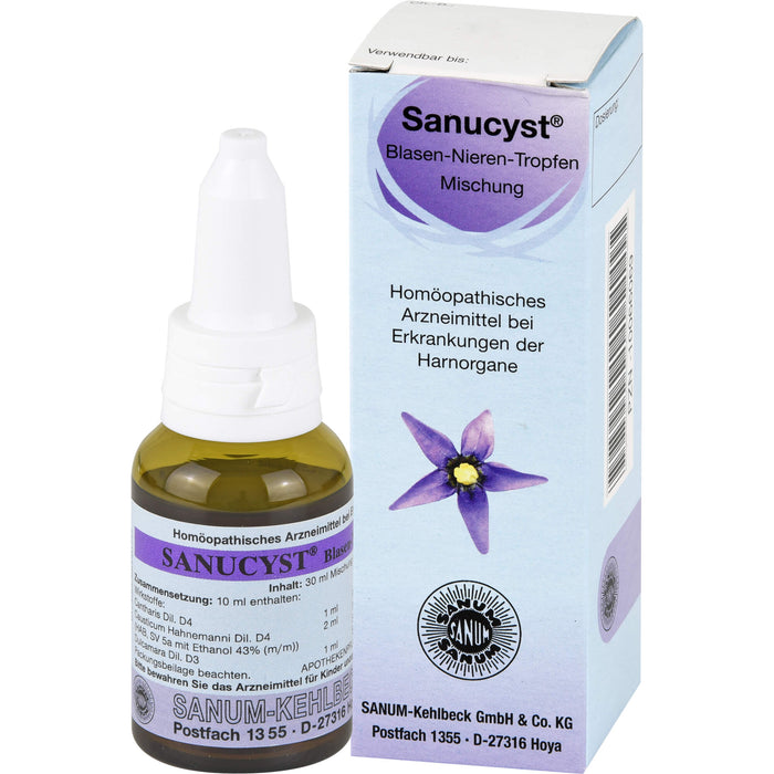 SANUM-KEHLBECK Sanucyst Blasen-Nieren-Tropfen, 30 ml Lösung