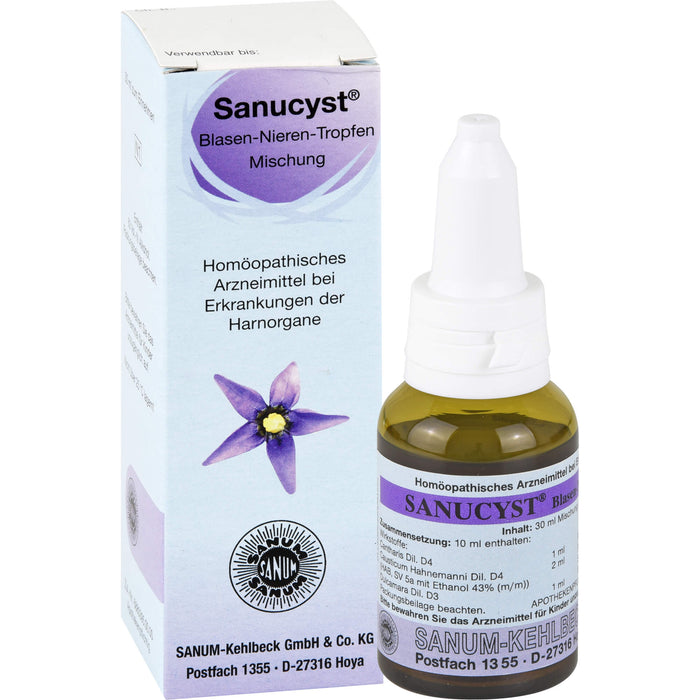 SANUM-KEHLBECK Sanucyst Blasen-Nieren-Tropfen, 30 ml Lösung