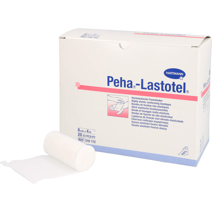 HARTMANN Peha-Lastotel elastische Fixierbinde 8 cm x 4 m, 20 pc Paquet